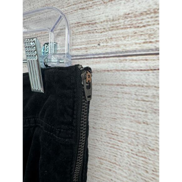 Annette Gortz Germany Velvet Stretch Pants Womens 38/US 8 Black - Picture 5 of 11